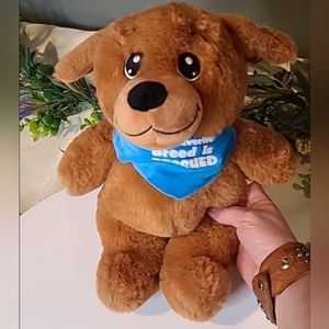 ⭐️ My Favorite Breed is Rescued Plush Toy Puppy Dog